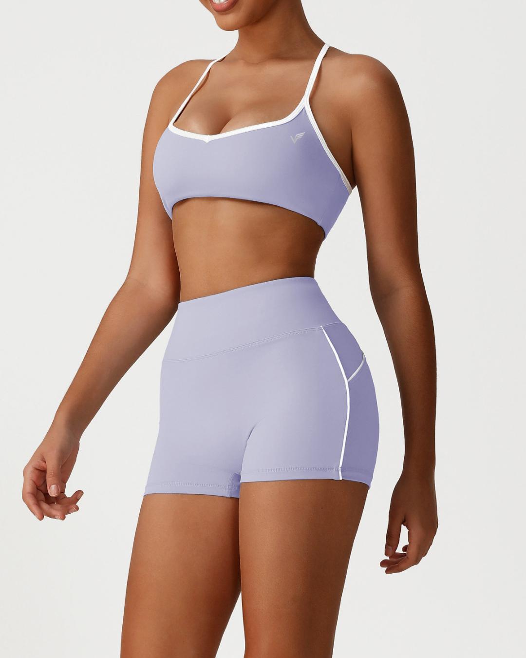 Vashti Contrast Piping Shorts